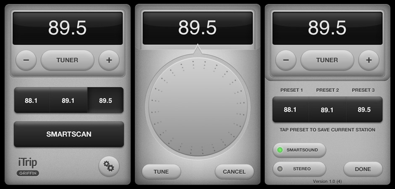 Illustration for article titled Griffin's iTrip FM Transmitter: Hardware Controlled Through an iPhone App